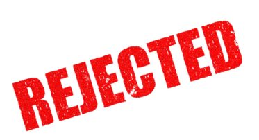corporate filing rejections